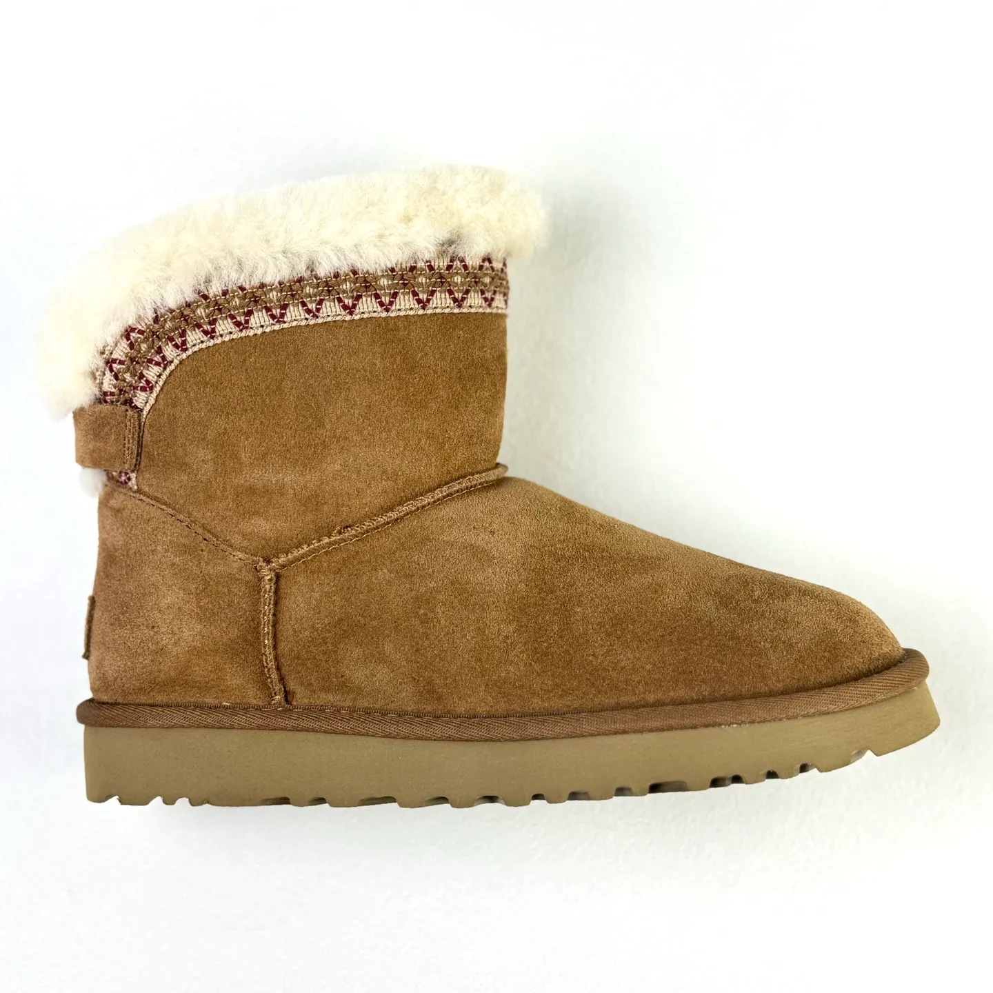 Local 💰560 Guangzhou top version ❗UGG Classic Novelty cow split leather fashionable round toe snow boots women’s style arrived